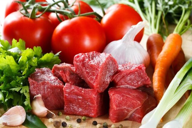 kød og grøntsager til dukan-diæten