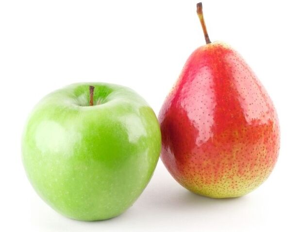 æble og pære til dukan diæt