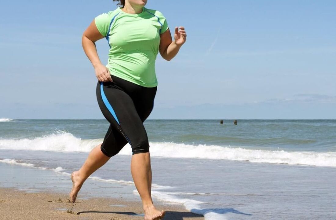 Løbetræning for at tabe mave og ben