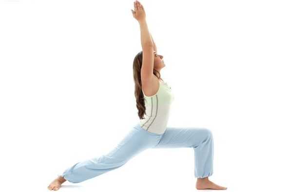 yoga kriger udgør for vægttab